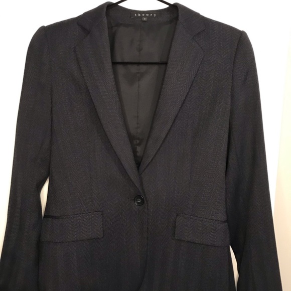 Theory, wool blazer, size 0 - Picture 2 of 6
